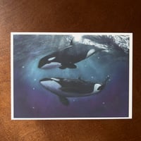 Image 3 of “Tranquility” mini matted fine art print 