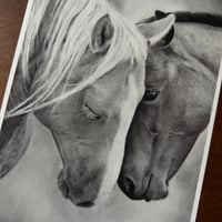 Image 5 of “Contrasting love” mini matted fine art print 