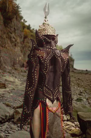 Image of Toxic Vision Space Between The Stars sculpted jacket