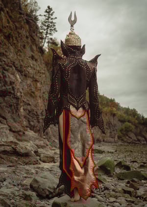 Image of Toxic Vision Space Between The Stars sculpted jacket