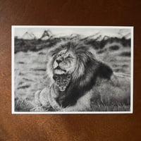 Image 4 of “Here for you” mini matted fine art print 