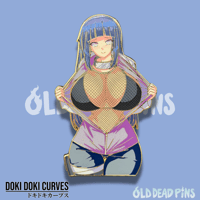 Image 3 of Doki Doki Hinata Enamel Pin In Hand Extras