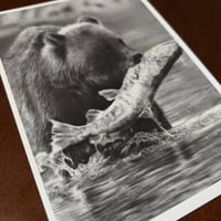 Image 3 of “Catch of the day” matted mini fine art print 