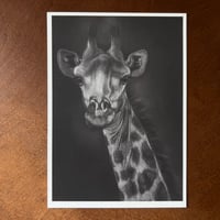 Image 3 of “Stretch” mini matted fine art print 