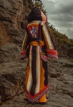 Image of Toxic Vision Space Between The Stars duster jacket LARGER SIZE