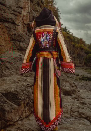 Image of Toxic Vision Space Between The Stars duster jacket LARGER SIZE