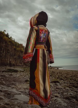 Image of Toxic Vision Space Between The Stars duster jacket LARGER SIZE