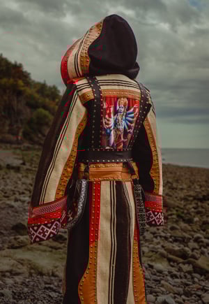 Image of Toxic Vision Space Between The Stars duster jacket LARGER SIZE