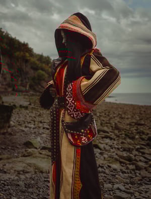 Image of Toxic Vision Space Between The Stars duster jacket LARGER SIZE