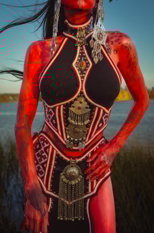 Image of Toxic Vision Space Between The Stars sculpted skirt