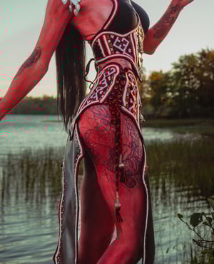 Image of Toxic Vision Space Between The Stars sculpted skirt