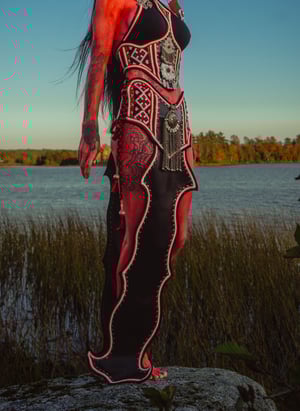 Image of Toxic Vision Space Between The Stars sculpted skirt