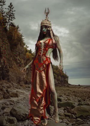 Image of Toxic Vision Space Between The Stars sculpted gown