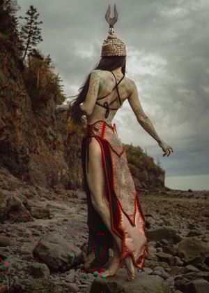 Image of Toxic Vision Space Between The Stars sculpted gown