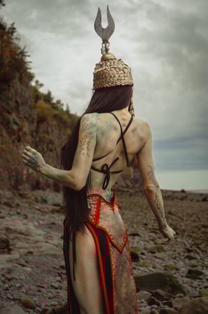 Image of Toxic Vision Space Between The Stars sculpted gown