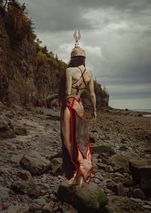 Image of Toxic Vision Space Between The Stars sculpted gown