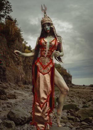 Image of Toxic Vision Space Between The Stars sculpted gown