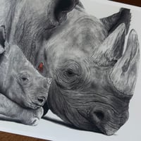 Image 5 of “A mothers love” mini matted fine art print 