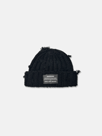 Image 1 of GIRLS ARE DRUGS® HAND TIED BEANIE - 'BLACK'