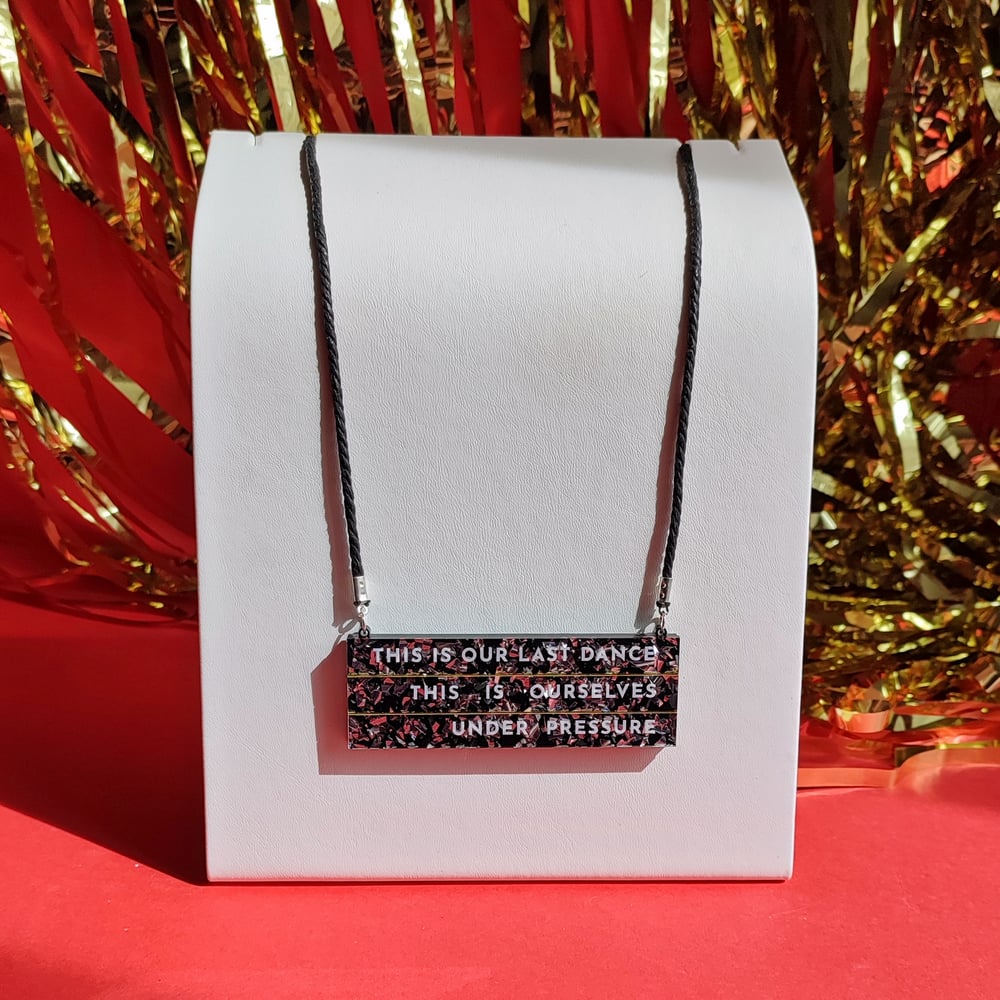 Image of 'Under Pressure' Bowie Inspired Statement Necklace
