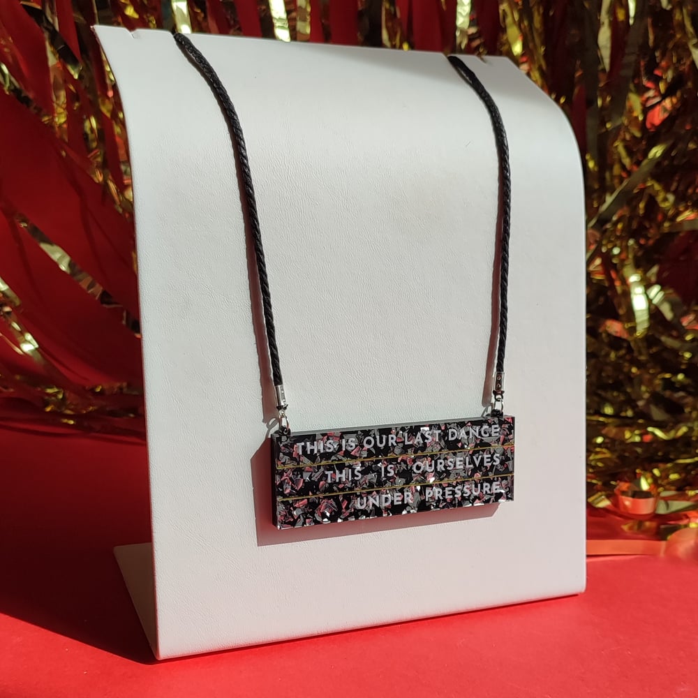 Image of 'Under Pressure' Bowie Inspired Statement Necklace