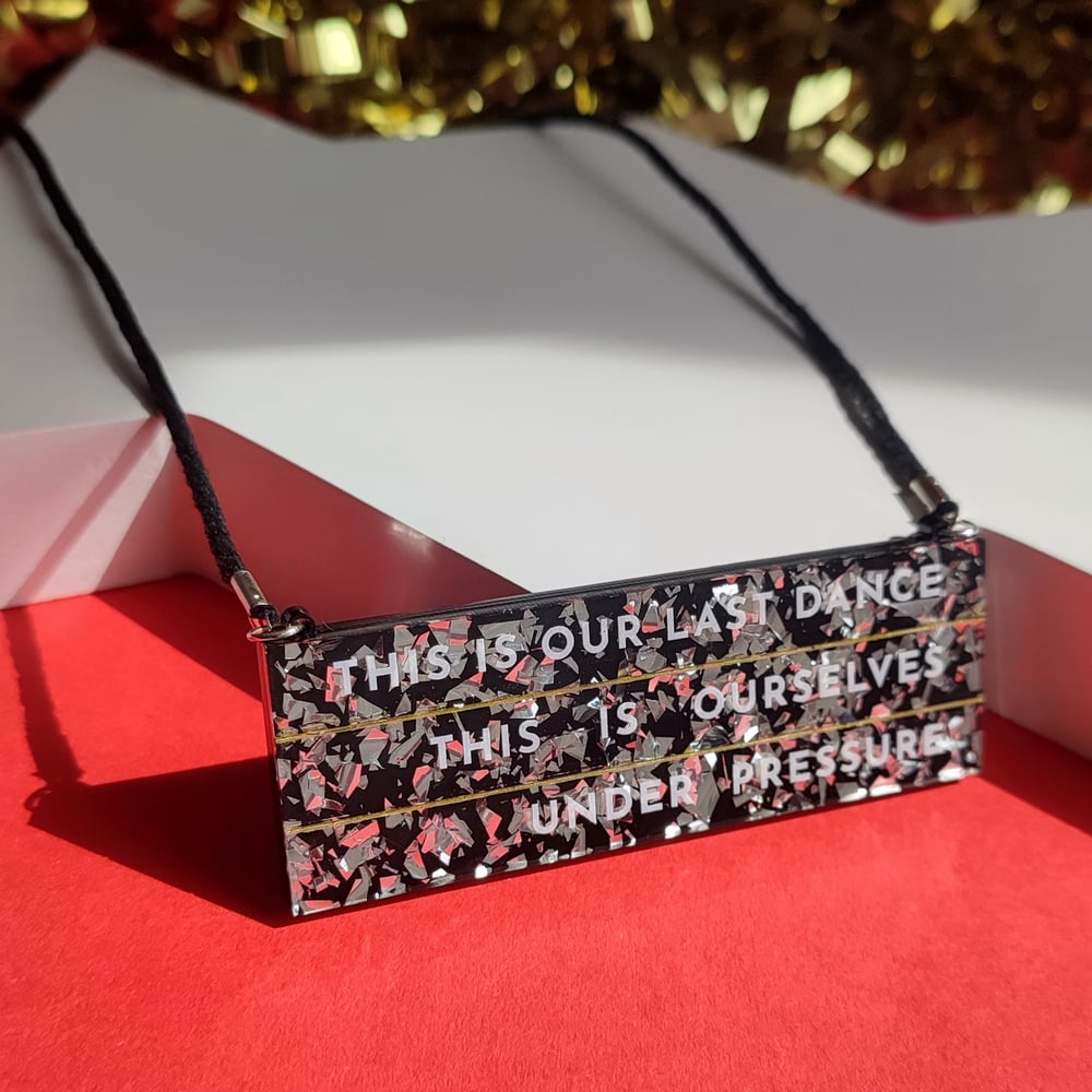 Image of 'Under Pressure' Bowie Inspired Statement Necklace