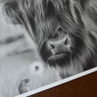 Image 4 of “All aboard” mini matted fine art print 