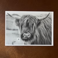 Image 5 of “All aboard” mini matted fine art print 