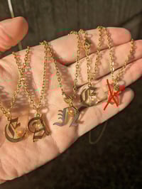 Letter Initial Mustard Seed Necklace READ DESCRIPTION 