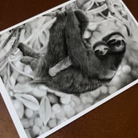 Image 3 of “Blissful serenity” mini matted fine art print 