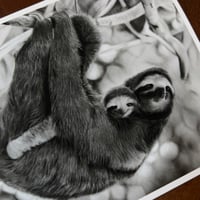 Image 5 of “Blissful serenity” mini matted fine art print 