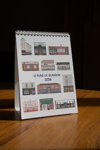 Image 1 of 12 Pubs of Glasgow - 2026 calendar 