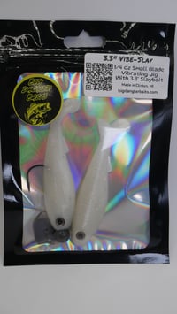 Image 10 of 3.3" Vibe-Slay (1 Vibrating Jig, 2 Soft Plastic Minnow Trailers)