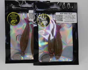 Image of 3.3" Vibe-Slay (1 Vibrating Jig, 2 Soft Plastic Minnow Trailers)