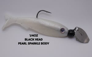 Image of 3.3" Vibe-Slay (1 Vibrating Jig, 2 Soft Plastic Minnow Trailers)