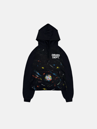 Image 1 of DRUGS DEPT.® GALAXY HOODIE - BLACK