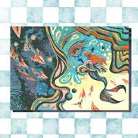 Image 1 of Seafoam Mermaid Print