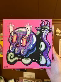 Ghost Skull Snail Painting