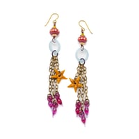 starry night earrings