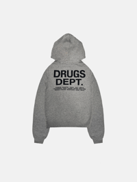 Image 2 of DRUGS DEPT.® GALAXY HOODIE - GREY