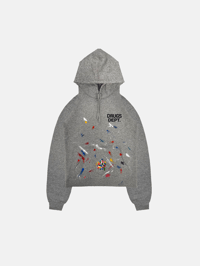 Image 1 of DRUGS DEPT.® GALAXY HOODIE - GREY