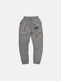 DRUGS DEPT.® GALAXY SWEATPANTS - GREY