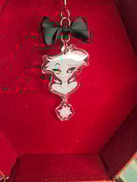Image 5 of Watercolour Glitter Hazbin Hotel Keychains