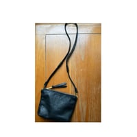 Image 2 of little black leather bag