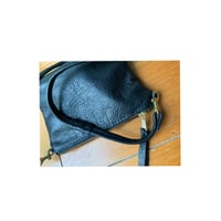 Image 4 of little black leather bag