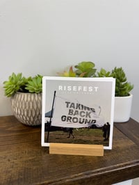 Image 1 of RiseFest 2025 / 2026 Monthly Desk Calendar with Wooden Stand