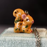 Daisy Squirrel Necklace