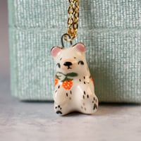 Strawberry Bear Necklace