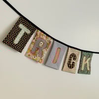 Image 3 of Letter Banner | Font Bundle I