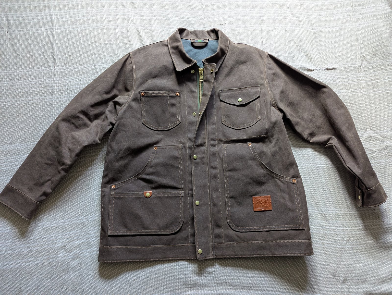 Waxed Canvas Jacket | Pinch Flat Manufacturing